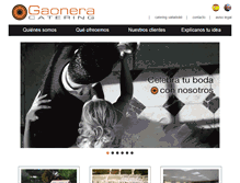 Tablet Screenshot of cateringgaonera.com